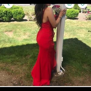 Brand new only wore once red prom dress